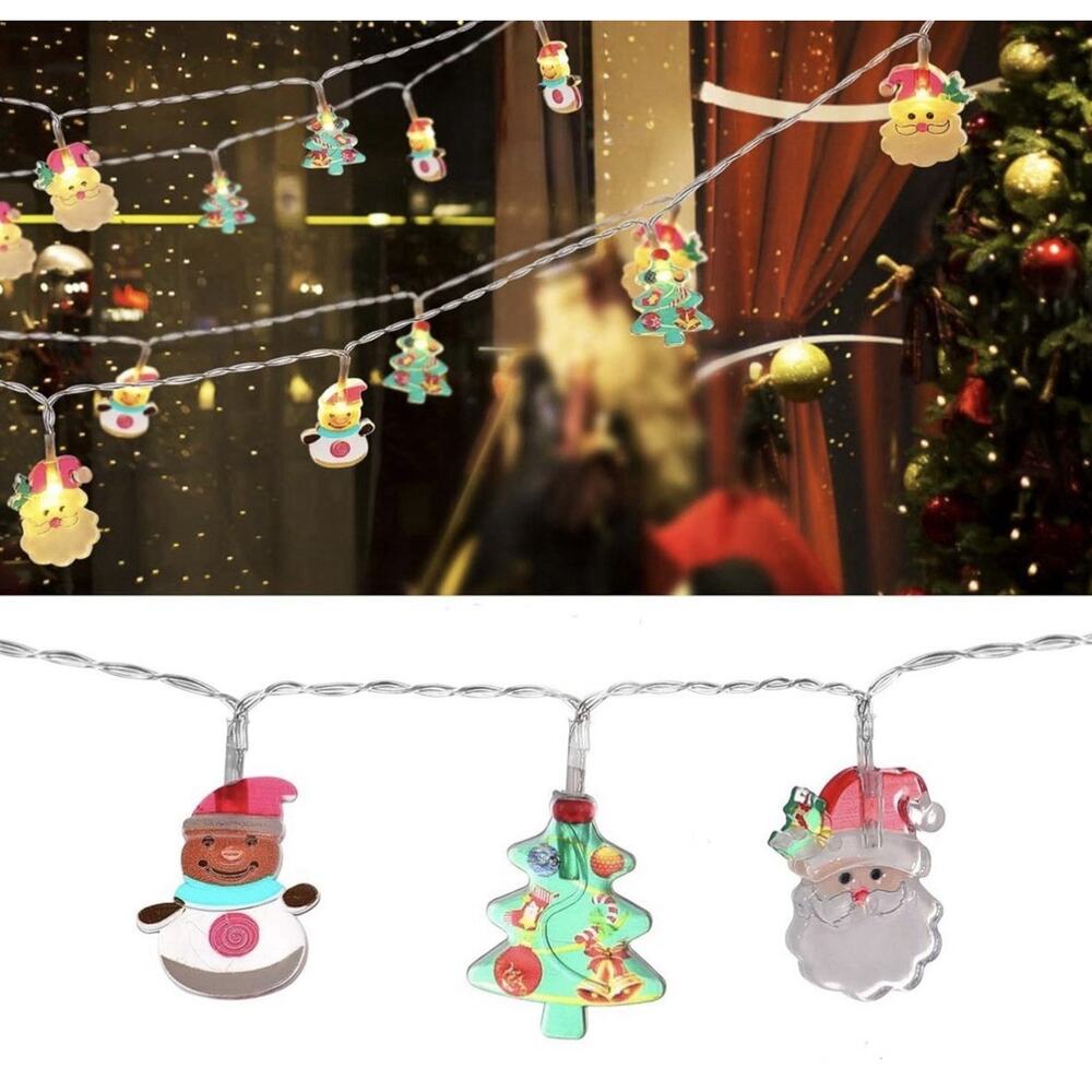 NOLITOY 20FT 40 LED Christmas Light String 19Ft Led
